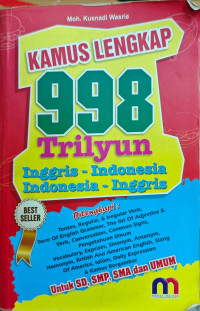 Image of KAMUS LENGKAP 998 TRILYUN INGGRIS -INDONESIA / INDONESIA-INGGRIS